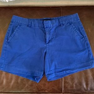 Royal blue Calvin Klein shorts.